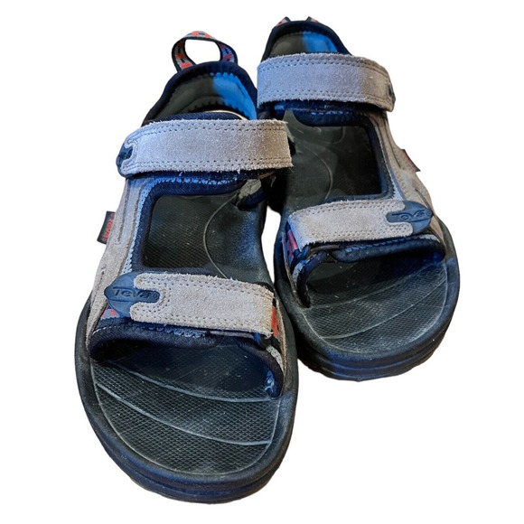 Teva Sandal Hudson Men Size 7 #6758 Brown w/orange accents. Hiking, Water sports - Picture 1 of 7